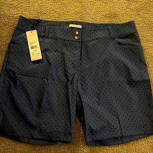 Adidas womens size 14 navy golf shorts